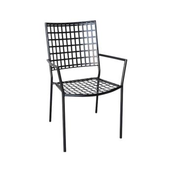 Кресло Кастело Ε5164.1 черен цвят