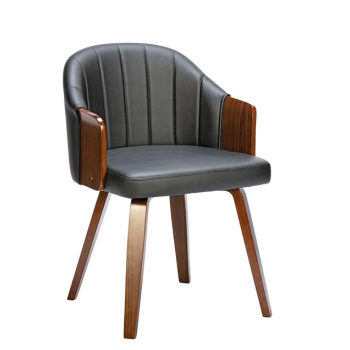 Кресло Ензо E7518.1 цвят черен-орех