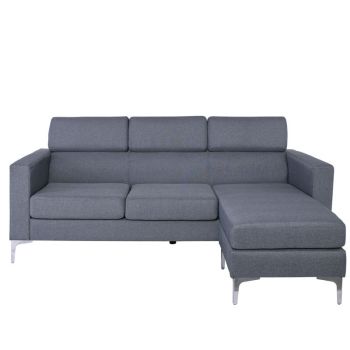 Ъглов диван Ε9929.4 сив цвят