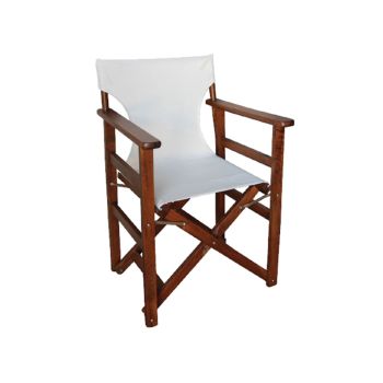 Резервна седалка от плат за режисьорски стол Ε777.1 цвят екрю