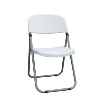 Сгъваем стол Фостър Ε506.1 цвят бял-сив