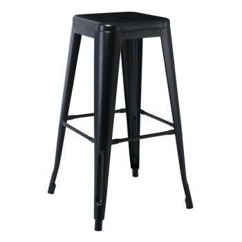 Бар стол Реликс Ε5190.1W черен цвят