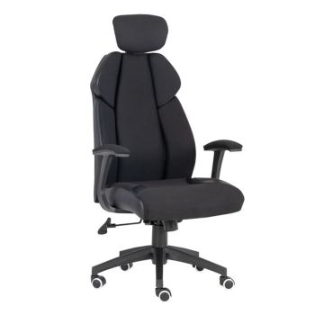 Мениджърско кресло ΕΟ587.3 черен цвят