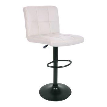 Бар стол Лино ΕΜ412.2Μ бял цвят