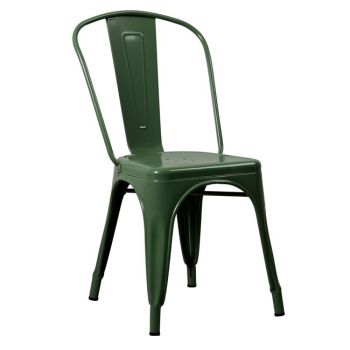 Стол Реликс Ε5191.3W зелен цвят 