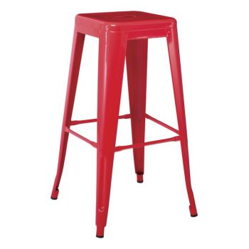 Бар стол Реликс Ε5190.2W червен цвят