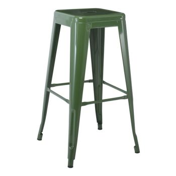 Бар стол Реликс Ε5190.3W тъмно зелен цвят