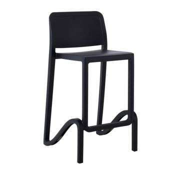 Бар стол Джано Ε389.5 черен цвят
