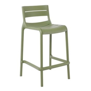 Бар стол Серена 65 см - Ε3805.3 зелен цвят