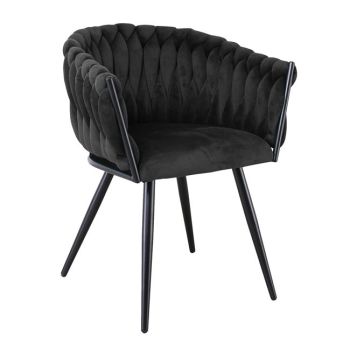 Кресло Верди ΕΜ786.3 черен цвят