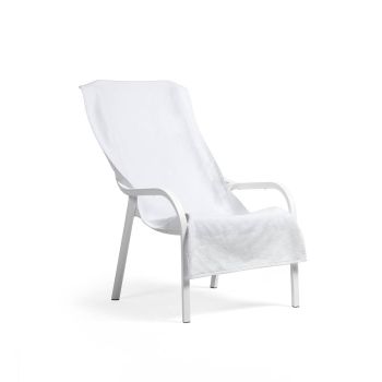 Плажна кърпа за кресло Нет лаундж - бял цвят