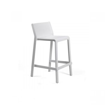 Бар стол Трил мини - бял цвят