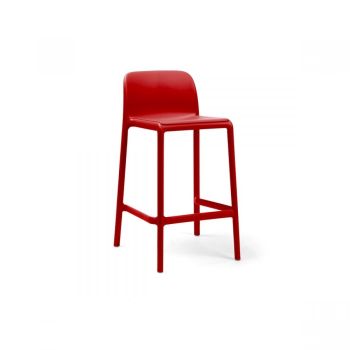Бар стол Фаро мини - червен цвят