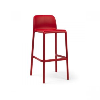 Бар стол Фаро - червен цвят