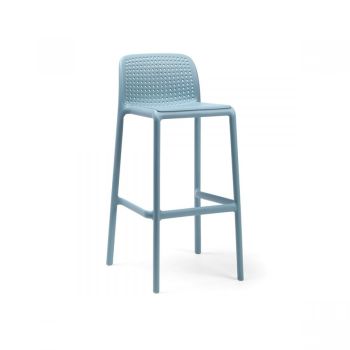 Бар стол Лидо - син цвят 