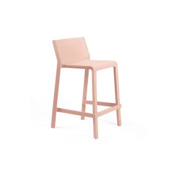 Бар стол Трил мини - розов цвят