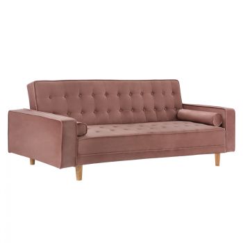 Разтегателен диван Салвадор HM3150.12 розов цвят