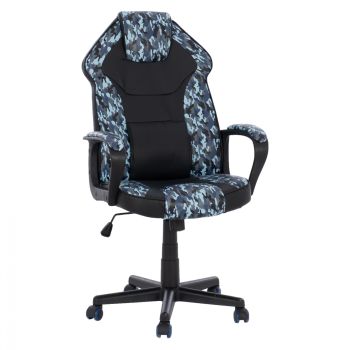 Геймърски стол HM1164.20 цвят син-черен
