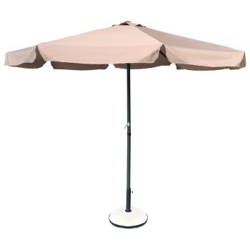 Алуминиев чадър ф 2м -  Ε925.2 бежов цвят