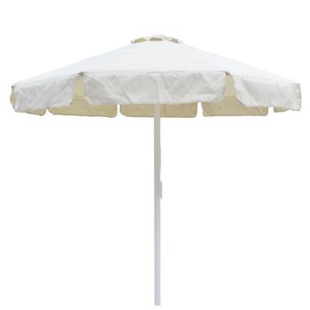 Алуминиев чадър Ф220 см - HM6012 бял цвят