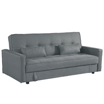 Разтегателен диван Ε9687.1 сив цвят