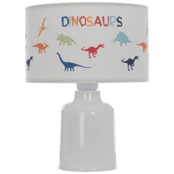 Детска лампа Динозаври HM7577.05 бял цвят