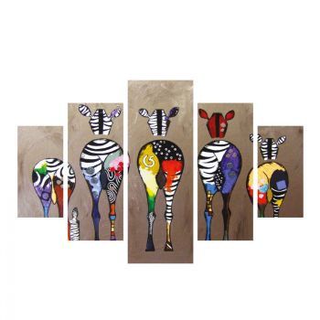Картина HM7207.03 Цветни зебри