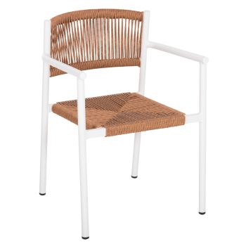 Кресло Стер HM5786.11 цвят бял-бежов