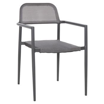 Кресло Рони HM5998.01 сив цвят 