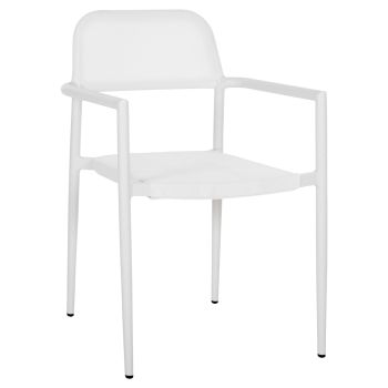 Кресло Рони HM5998.02 бял цвят