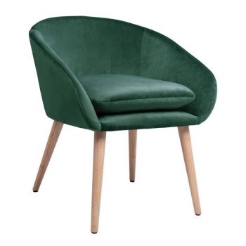 Кресло Ели HM8391.03 зелен цвят