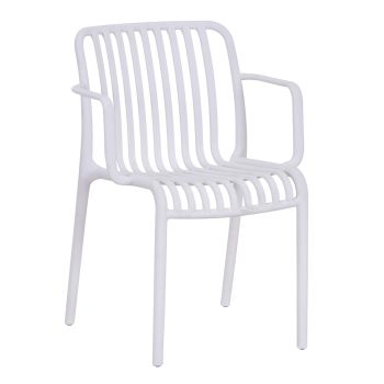 Кресло Кови HM6105.01 бял цвят