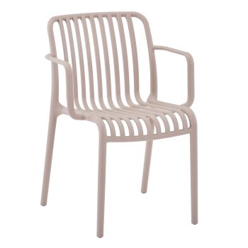Кресло Кови HM6105.04 цвят капучино
