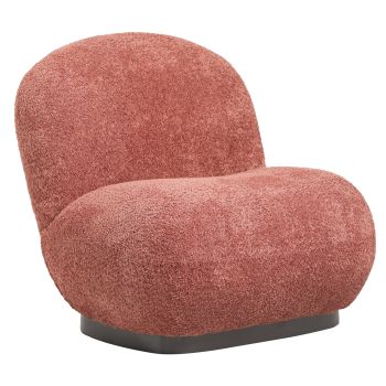Кресло Бени букле HM9591.02 розов цвят 