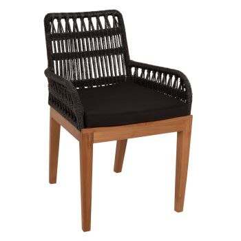 Кресло Стардом HM9760.02 цвят натурал-черен