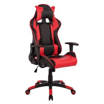Геймърски стол Дариус HM1072.01 цвят черен-червен