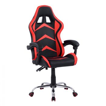 Геймърски стол HM1155.01 черно-червен цвят