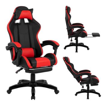 Геймърски стол HM1132.04 черно-червен
