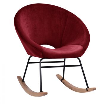 Люлеещият стол Паулина HM8399.06 цвят бордо