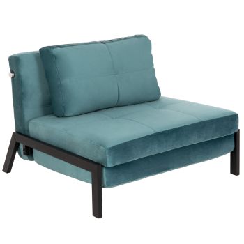 Кресло-легло Костанз HM3078.15 цвят тюркоаз