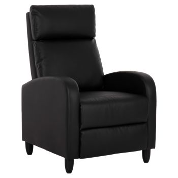 Релакс кресло Хабър еко кожа HM9782.11 черен цвят 