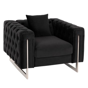 Кресло Честърфийлд HM3261.04 черен цвят