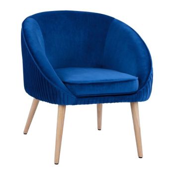 Кресло Яджанти голд HM8633.08 син цвят