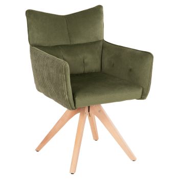 Кресло Уил HM9843.05 зелен цвят