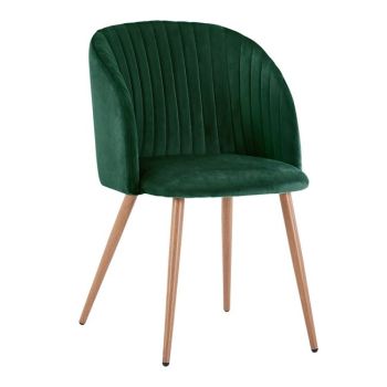 Кресло Алан HM8543.03 кадифе зелен цвят