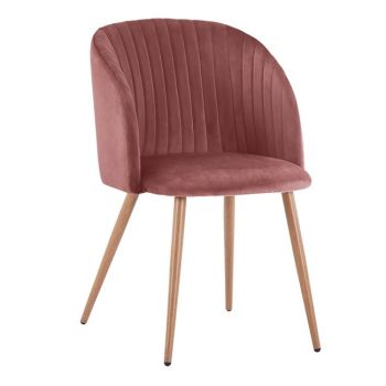 Кресло Алан HM8543.02 кадифе розов цвят