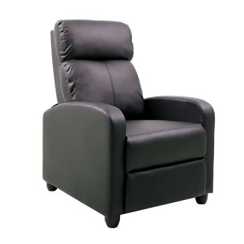 Релакс кресло Портър  Ε9781.1P черен цвят