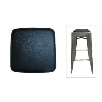 Седалка за бар стол Реликс Ε519.2Σ черен цвят