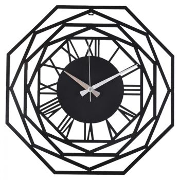 Стенен часовник HM7460 черен цвят
