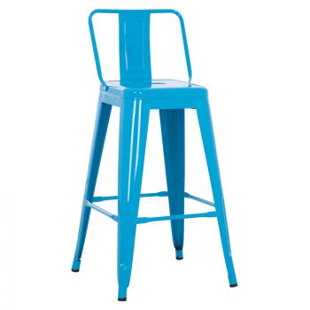 Бар стол Реликс HM8574.08 син цвят